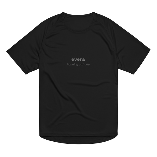 La camiseta running técnica “In Running We Trust” es para quienes confían en cada zancada. Su tejido ligero y transpirable está pensado para rendir al máximo en carrera. El mensaje, impreso en blanco sobre negro, es claro: esto no es solo deporte, es confianza, constancia y actitud. Perfecta para entrenamientos, carreras o para inspirar a tu grupo de running.