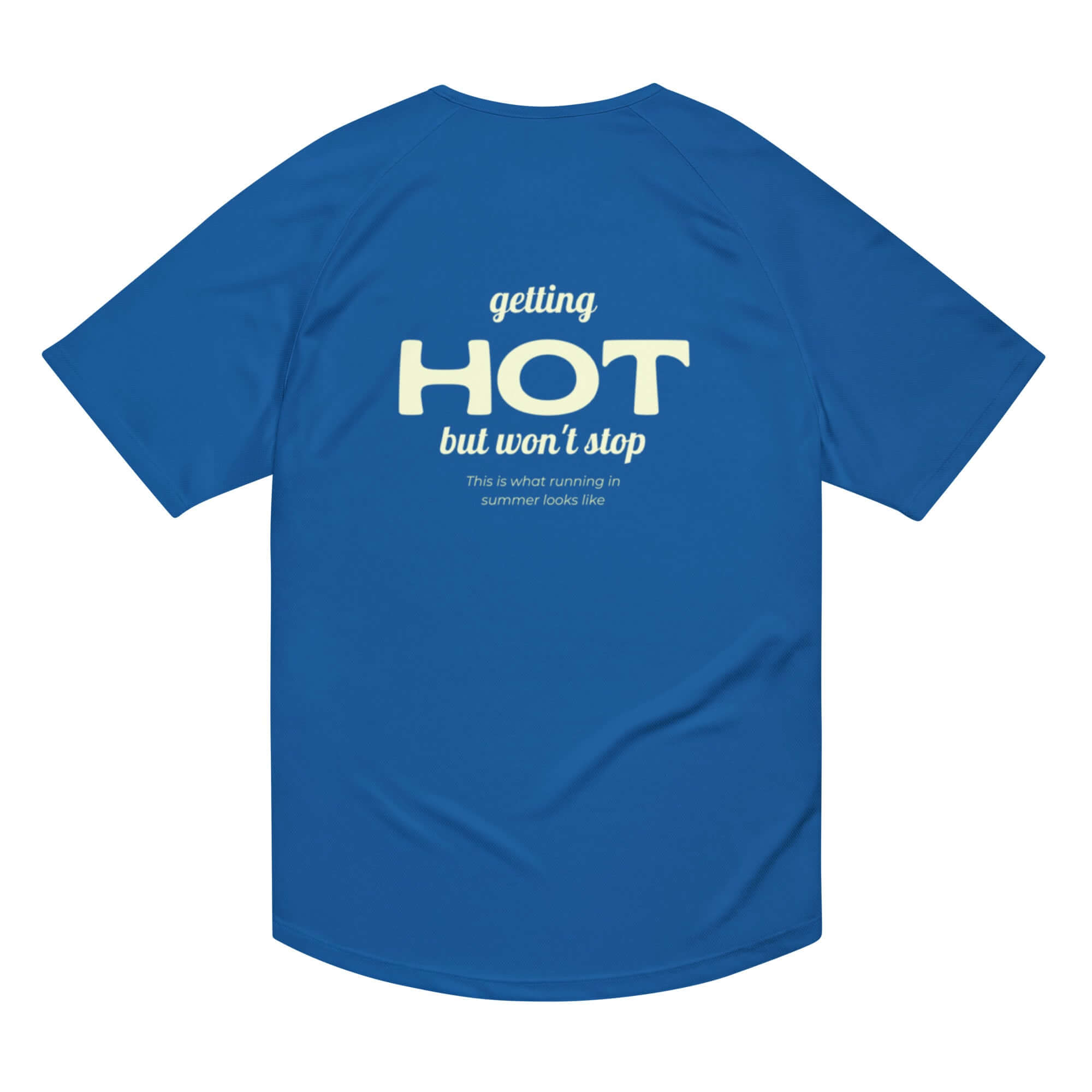 Camiseta running azul 