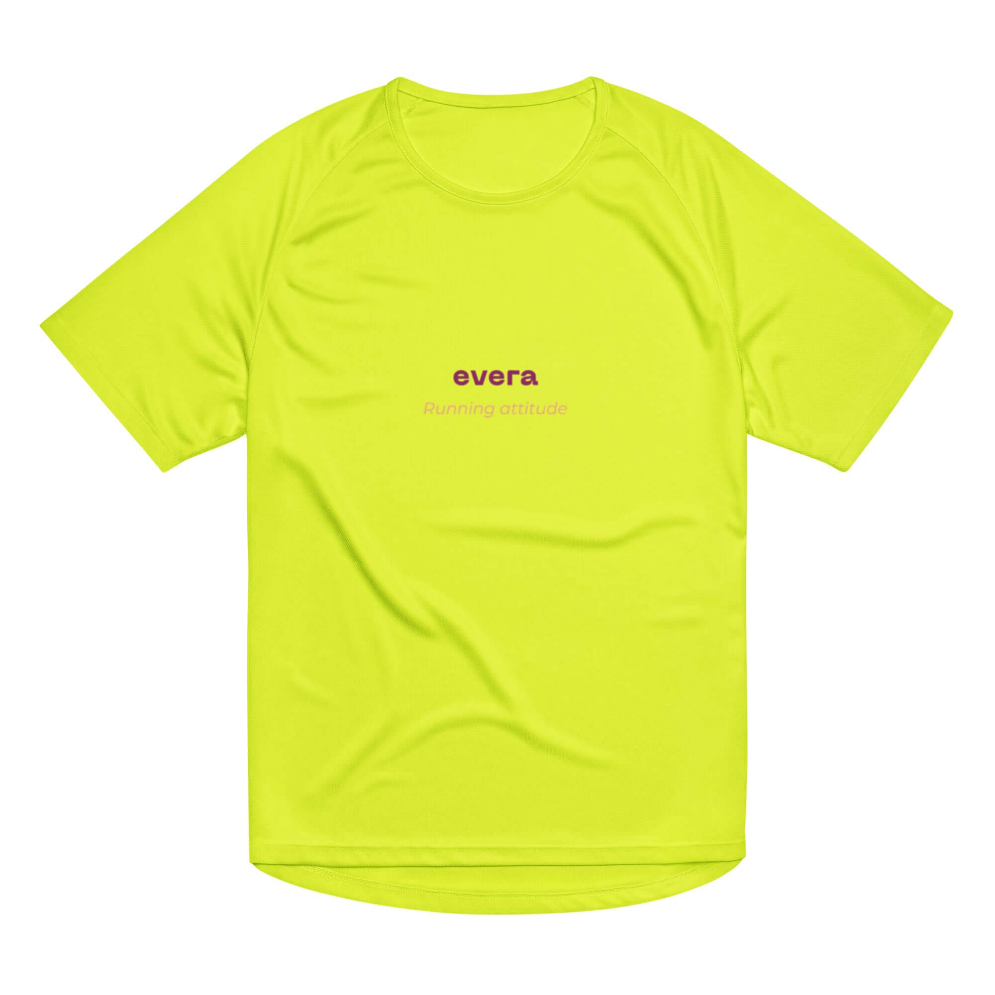 Camiseta running amarilla 