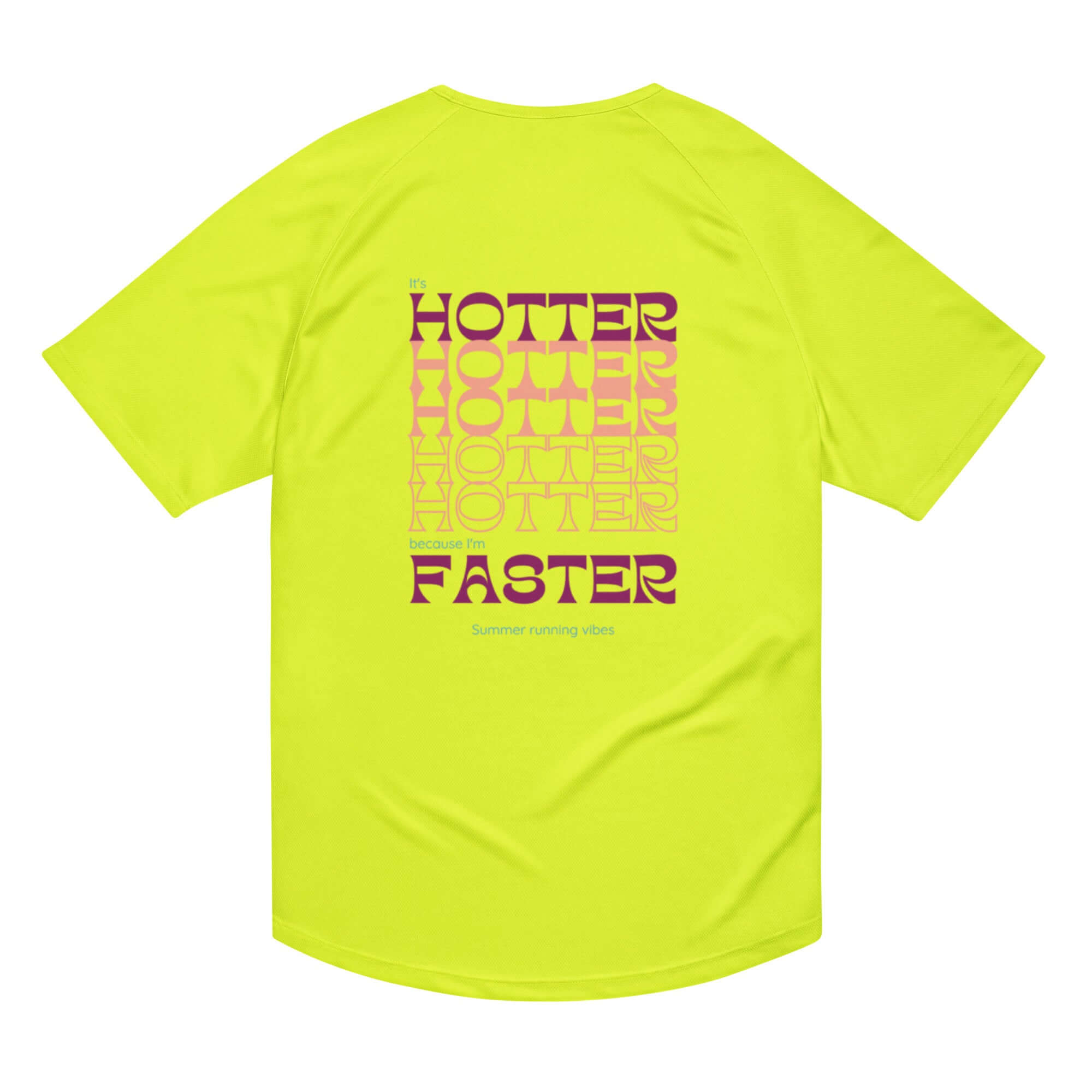 Camiseta running amarilla 
