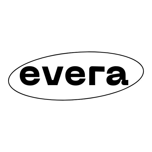 Logo evera running negro. Camisetas running técnicas. Camisetas para correr. Camisetas runners.